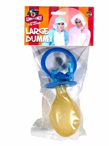 Smiffys, Unisex Großer Schnuller, Gemischt, Pink und Baby Blau, 510 -