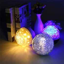 SOLMORE LED Sternenhimmel Projektor Nachtlicht Lampe Projektor Kinder USB/Batteriebetrieben romantische Beleuchtung für Kinder Baby Kinderzimmer Geburtstag Geburtstagsgeschenk Kinderzimmer Happy birthday Deko weiß -