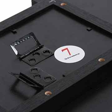 Songmics Bilderrahmen Collage für 12 Fotos + 1 x einzelner Fotorahmen aus MDF 10 x 15 cm schwarz RPF112H -