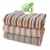 Sonnenstrick Erstlingsdecke / Babydecke / Kuscheldecke / Strickdecke aus 100 % Bio Baumwolle kba made in Germany 80 x 80 cm gestreift -