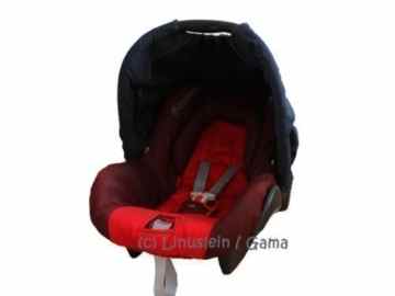 Sonnenverdeck schwarz Sonnendach für Babyschale z.B. Maxi Cosi, Chicco usw. -