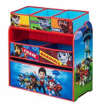 Spielzeugregal – Standregal – Aufbewahrungsregal 6 Boxen mit Motivauswahl -