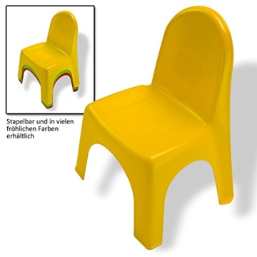 Stapel Kinderstuhl gelb -