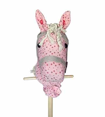 Steckenpferd rosa pink mit Sound -