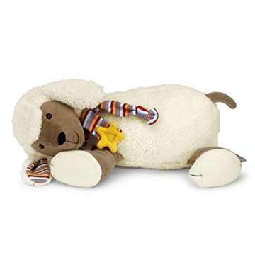 Sterntaler 31235 Schlaf-Gut Figur Schaf Stanley, Herzton Melodie, 30 cm -