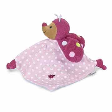 Sterntaler 3211625 – Schmusetuch Katharina, M, pink/rosa/grün/blau -