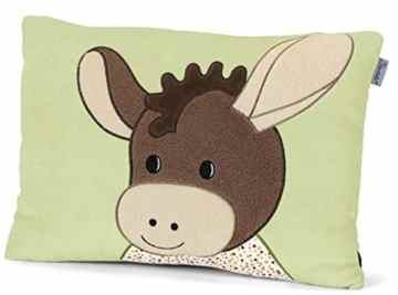 Sterntaler 36307 Schmusekissen Esel Emmi mit Wattefüllung, 25 x 35 cm -