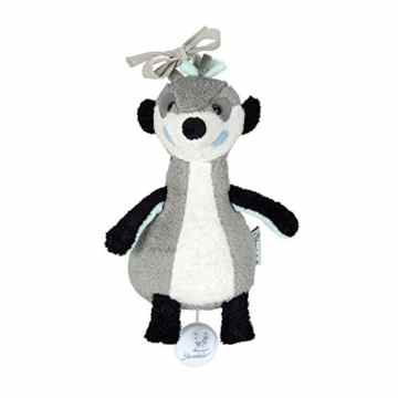 Sterntaler 6001622 – Spieluhr Elvis, S, grau/weiß/schwarz/mint -