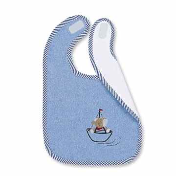 Sterntaler 7051730 Plastik-Klettlätzchen Erwin, mehrfarbig -