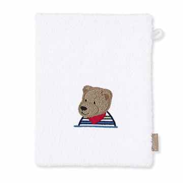 Sterntaler 7201506 Waschhandschuh Ben, weiß -