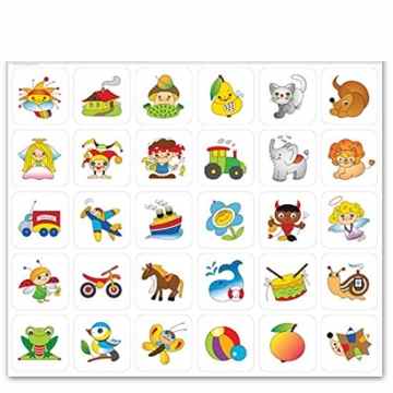 Sticker für Garderobe und Bildtafel „Lieblingsmotive“ -