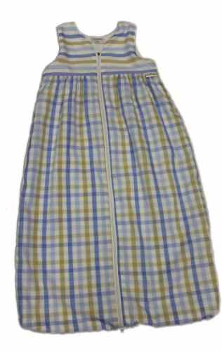 Tavolinchen 35/543-55-90 – Frottierschlafsack Karo Größe 90 cm, bleu -