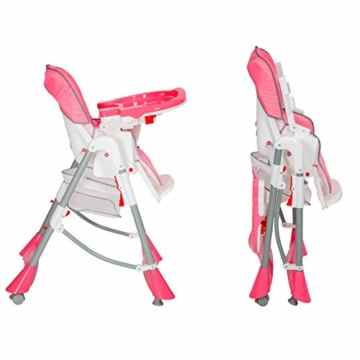 TecTake Kinderhochstuhl Babyhochstuhl höhenverstellbar -diverse Farben- -