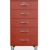 Tenzo 5215-028 Malibu Designer Kommode, MDF lackiert, 111 x 60 x 41 cm, rot -