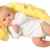 Theraline 03014102 Nackenkissen mittel inklusive Bezug, 100 x 21 cm, blümchen gelb -