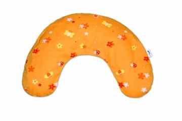 Theraline Schlaf- und Nackenkissen mittel inkl. Bezug 86 Blumenwiese orange -