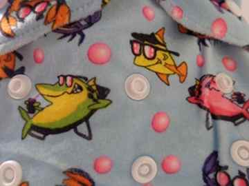 Three Little Imps Plüschkollektion gemusterte Stoffwindeln – Set von 5 Kleiner Junge/ Unisex (mit 1 Einlage pro Windel) -