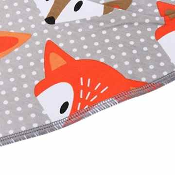 Tiaobug Lätzchen 4er Set Baby Dreieckstuch Halstuch Drool Lätzchen Baumwolle mit verstellbaren Druckknöpfen für 3-24 Monaten -