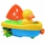Tigex 601115 Badespielzeug, Ente in Boot, zum Aufziehen -
