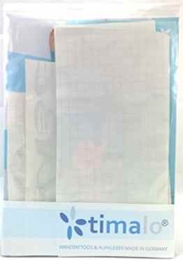 timalo® Wandtattoo Kinderzimmer 1pt2-TK02 (B 58cm x H 26cm) Baby Aufkleber Wandspruch ~ Wenn Träume Hand und Fuß bekommen -