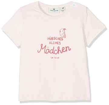 TOM TAILOR Kids Baby-Mädchen German Slogan T-Shirt-Kurzarm -