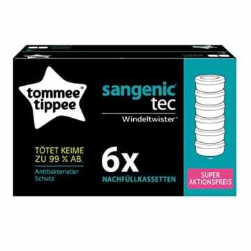 Tommee Tippee 25062 0060 Tec Nachfüllkassetten, 6er-Pack -