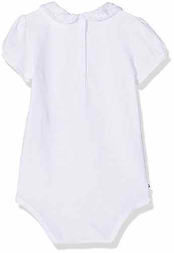 Tommy Hilfiger Unisex Baby Body Kn0kn00620, Weiß (Classic White), 80 -