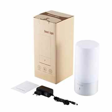 Touch Sensor Bunt Atmosphäre Emotionale Nacht Licht, ICOCO Dimmbares Bedside Lampe Tischlampe Schreibtischlampe RGB Schreibtisch Licht Nachttischlampe für Kinderzimmer&Schlafzimmer -