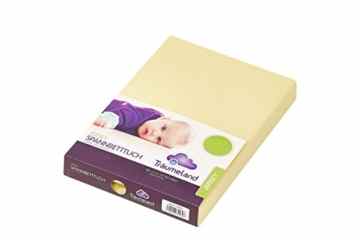 Träumeland TT02026 Spannbetttuch passend für Laufgitter, 75 x 100 cm -