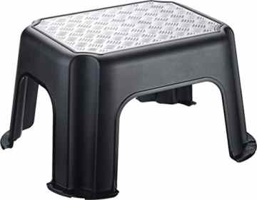 Trittschemel „Paso“ Schwarz Tragkraft: 150 kg B x H x T: 42 x 23 x 35 cm -