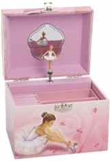 Trousselier S90974 – Spieluhr XL mit Perlengriff „White Ballerina“ (Spieldose, Musikdose, Spieluhren, Spieluhr mit Ballerina) das ideale Geschenk zur Geburt, Taufe, Geburtstag, Namenstag oder zwischendurch als Mitbringsel, Aufmerksamkeit, Überraschung, Dankeschön, Gruss -