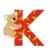 Trudi 81611 – Buchstabe Koala K -