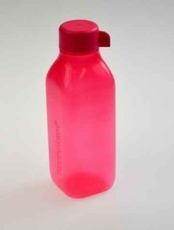 Tupperware EcoEasy Quader 500 ml rosa pink Trinkflasche Ökoflasche Eco Easy -