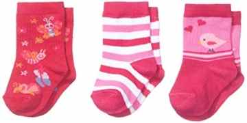Twins Baby – Mädchen Socken im 3er Pack -