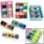 Uncluttered Designs Verstellbare Schubfächer Trennfächer (6er Pack) Schlank & Anpassbar Aus Robustem Plastik, Für Ihre Baby-Kleidung, Werkzeuge, Büro-Schubladen, Küche, Unterwäsche & Badezimmer (mehrfarbig) -