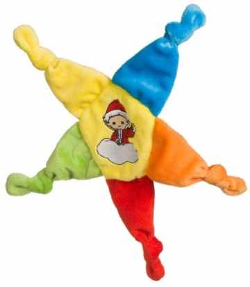 Unser Sandmännchen & Freunde 655072 – Baby- Linie Schnuffel-Stern-Tuch Sandmann -