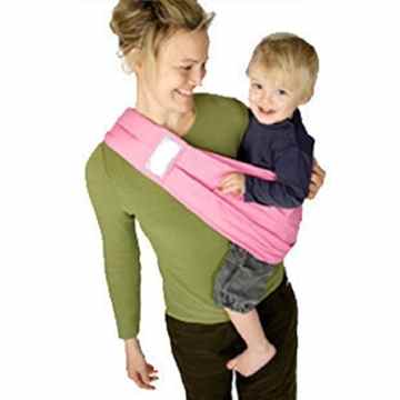 URAQT Baby und Kindertrage die Kompakte Bauch und Hüfttrage, Babytragetuch Rückentrage -