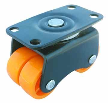 Ustar Four Wheel Castor HDPE 440- lb Tragfähigkeit Set von 8 Stück -