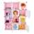 VENKON – Kinderzimmer Steckschrank DYI Steckregal System Regalschrank: 12-Module-Set, rosa -