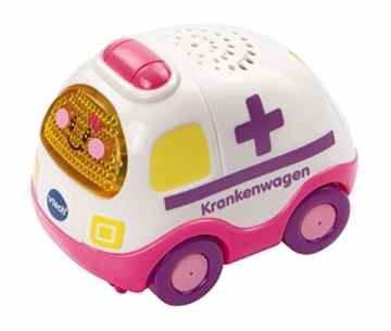 VTech 80-119754 – Tut Tut Baby Flitzer – Krankenwagen, pink -