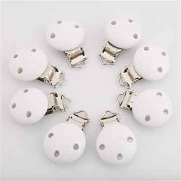 VWH 5 Stück Schnuller clips holz -