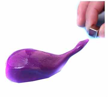 VWH Lila Magnetic Raum Putty Slime Super-Druck-Helfer Angereichert mit Eisen-Relaxing-Spaß-Spielzeug für Kinder -