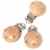 VWH Schnuller clips holz, 5 Stück -