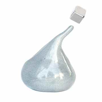 VWH Silberne ferromagnetische Knete, magnetische Knetmasse, intelligente Plastilin mit Mikro-Eisen-Partikeln für Kinder -