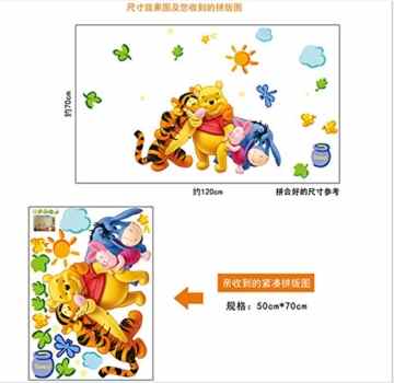 WallPicture Art-Winnie the Pooh and Friends Forever Love Wall Stickers Nursery Kids Children Wall Art Quote Vinyl Decal XMK-B0003TX by Wall Sticker -
