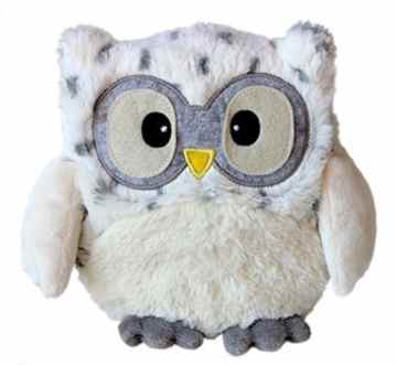 Warmies Pop Eule Schnee weiß- Lavendelduft – -