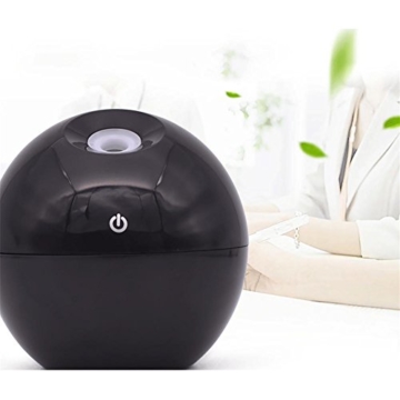 WDD Wooden Ultraschall Luftbefeuchter Air Mist Aromatherapie Luftreiniger , black -