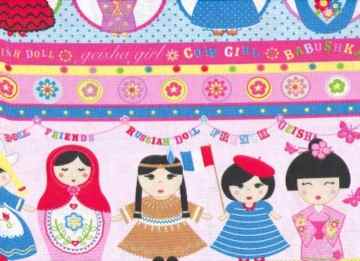 Welt der Kissen 12040 Bezug Stillkissen / Seitenschläferkissen, „Kinder der Welt“, 120 x 40 cm -