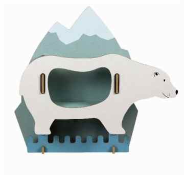 Werkhaus WH9402 Garderobe Eisbär -