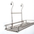 Wesco Relingsystem Ablage 300/280 Chrom -